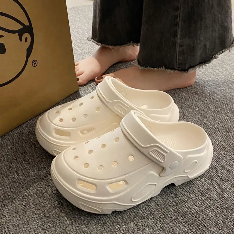 Dép sadanl sục nam đi mưa độn đế 5cm chống trơn trượt ma sát tốt chất liệu eva siêu êm siêu nhẹ(HY2998) 4