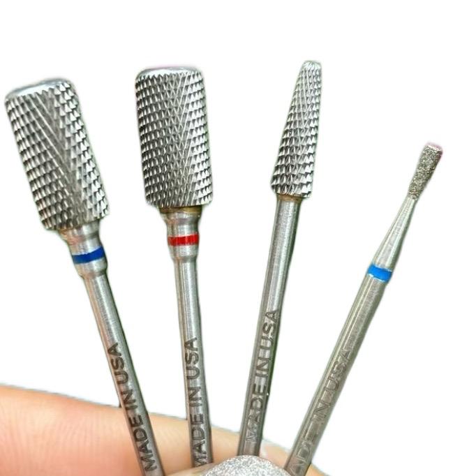 Combo 4 đầu mài titan ( mài da, mài mỏng chân bột, phá Sơn gel, phá gel đắp bột)