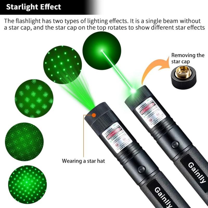 SG Ready Stock New USB charging USB 5MW 650nm green laser pointer black strong visible beam laser pointer 3