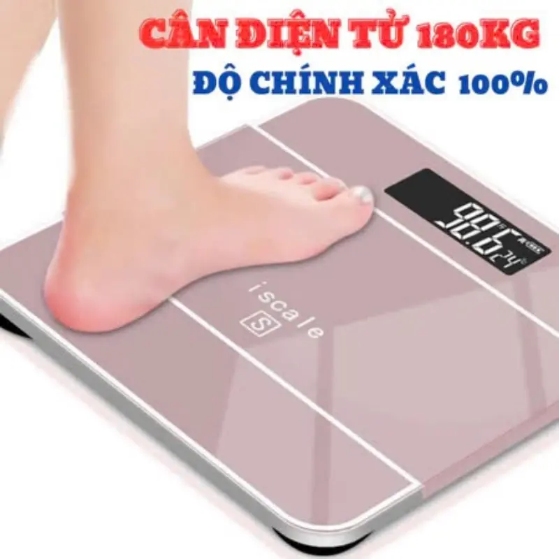 (CÂN CHÍNH XÁC 100% - CHỌN MÀU)  CÂN SỨC KHỎE ĐIỆN TỬ ISCALE SE MAX 180KG CA CẤP - CÂN ĐIỆN TỬ CA CẤP - CÂN SỨC KHỎE