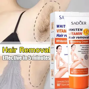 NEW Cream Penghilang Bulu Hair Perontok bulu permanen ketiak Hair 60ML Penghilangan Bulu Ketiak Paha Bagian Pribadi Dada Tanpa Rasa Sakit