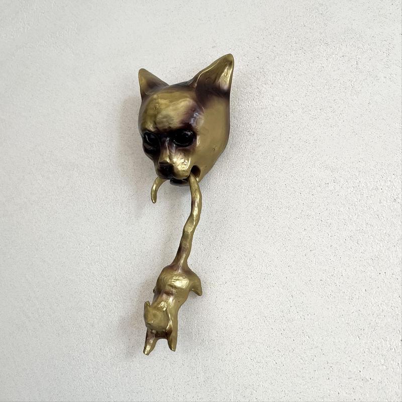 Product Introduction of Cat & Mouse Design Door Handle Decoration, 1 Count Resin Door Handle Hanging Ornament, Home Decor for Living Room Bedroom Hotel Dormitory 11