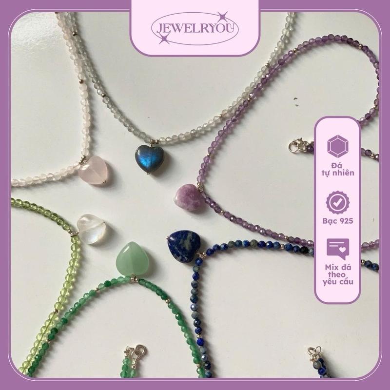 Jewelryou Vòng cổ choker nam nữ may mắn, học tập, tình yêu và phát triển bản thân_Jew 115