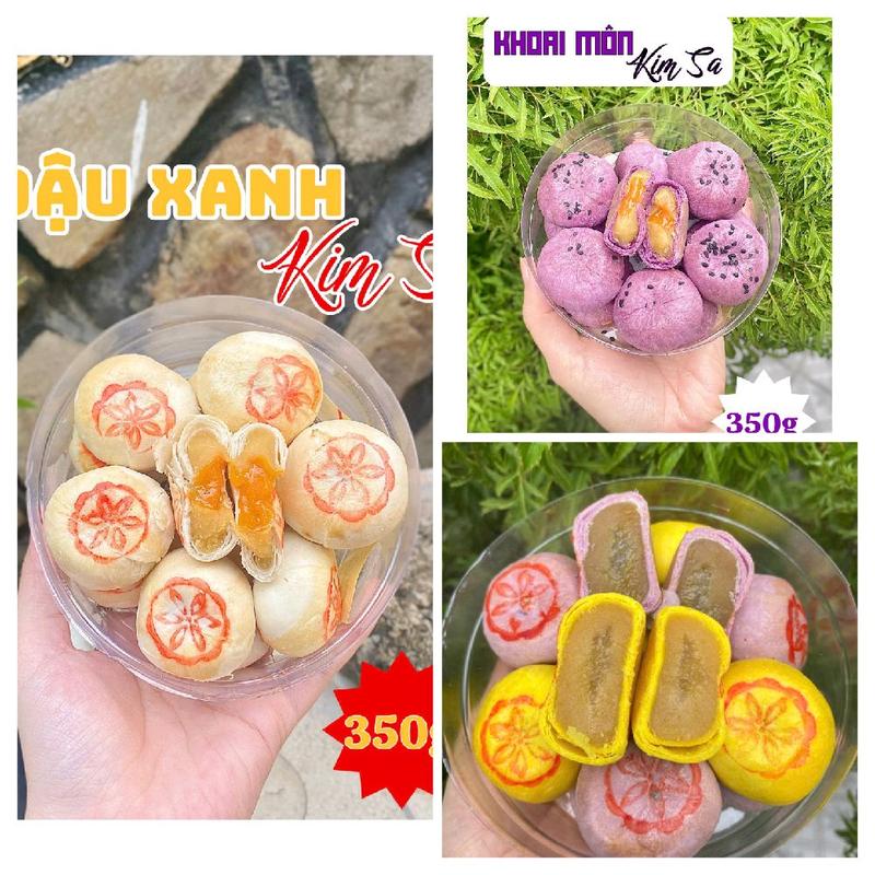 combo 3 hộp bánh pía , (1 hộp kim sa đậu , 1 hộp kim sa môn và 1 hộp truyền thống mix 2 vị  đậu sầu riêng và môn sầu riêng) hảo hảo táođỏ tân cương bánh  quy  mix  6  vị hoa  quả  sấy  giòn