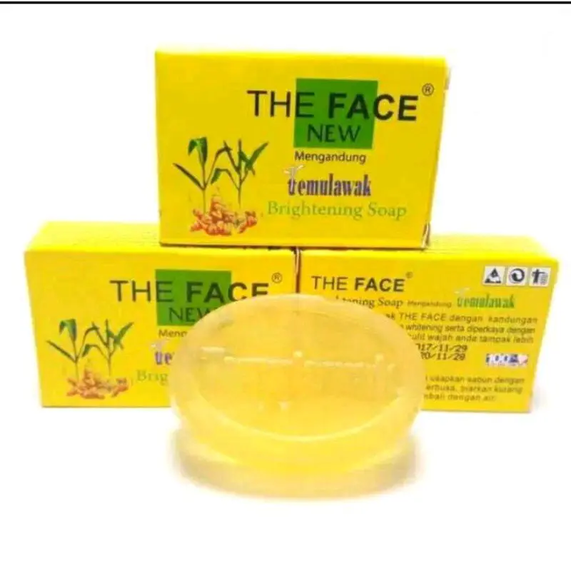 the face temulawak sabun batang Soap