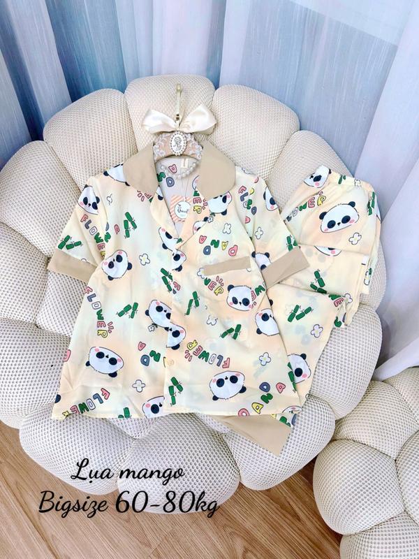 Đồ Bộ Bigsize 60-75kg - Đồ Ngủ Pijama Lụa Mango 5