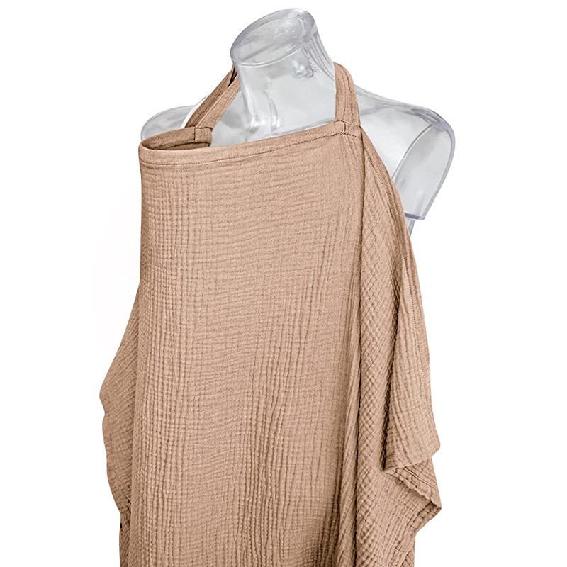 Product Introduction of 75x95cm Cotton Nursing Covers Breathable Baby Mother Feeding Breastfeeding Covers Adjustable Privacy Apron Lactation Cloth Cover 8