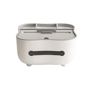 Hộp Khăn Giấy, Chất Lượng Dày, Lưu Trữ Để Bàn, Có Thể Dùng Cho Điều Khiển Từ Xa, Đựng Bút Và Mỹ Phẩm, Đa Năng, Hộp Lưu Trữ, [Q-Men]