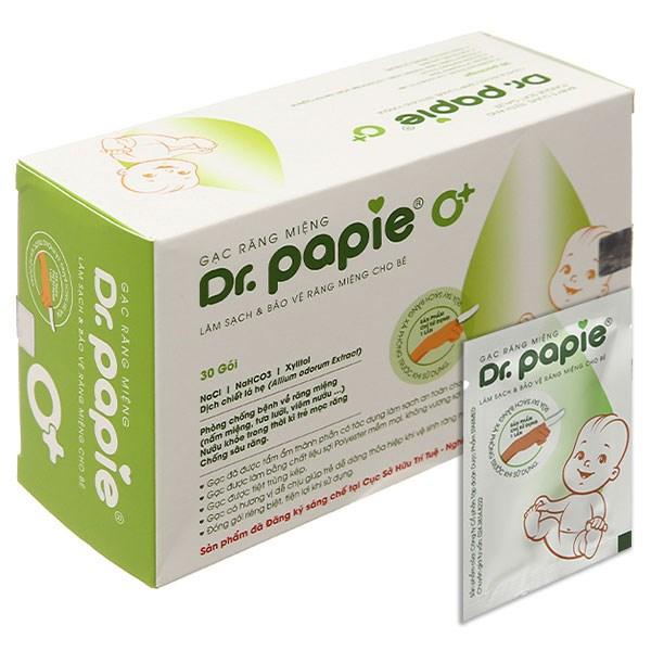 Gạc răng miệng Dr.Papie 0+ cho bé (30 gói) 4