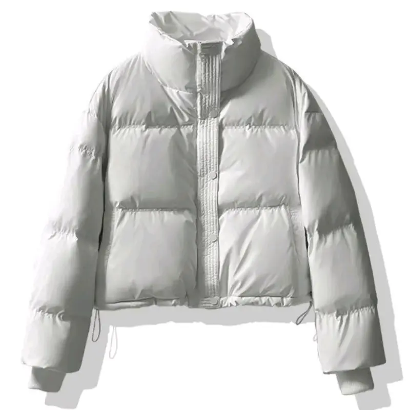 Áo khoác da nữ lập trình mới 2024 dáng ngắn 3 lớp dày dặn Jacket Có Túi Top 4