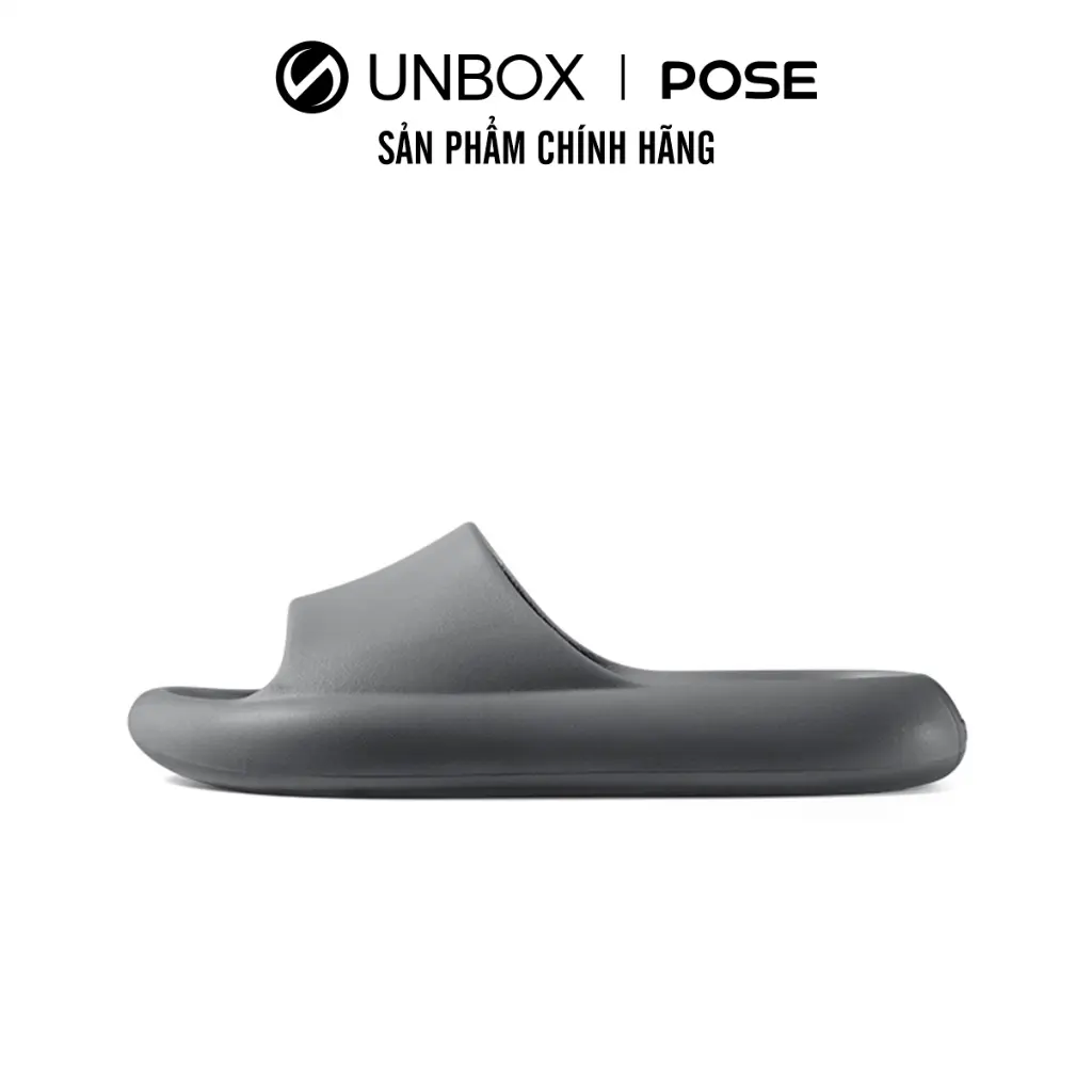 Dép bánh mì quai ngang POSE Dép nam nữ đi trong nhà siêu êm ái đàn hồi chống trơn trượt cao cấp Pose P17502S