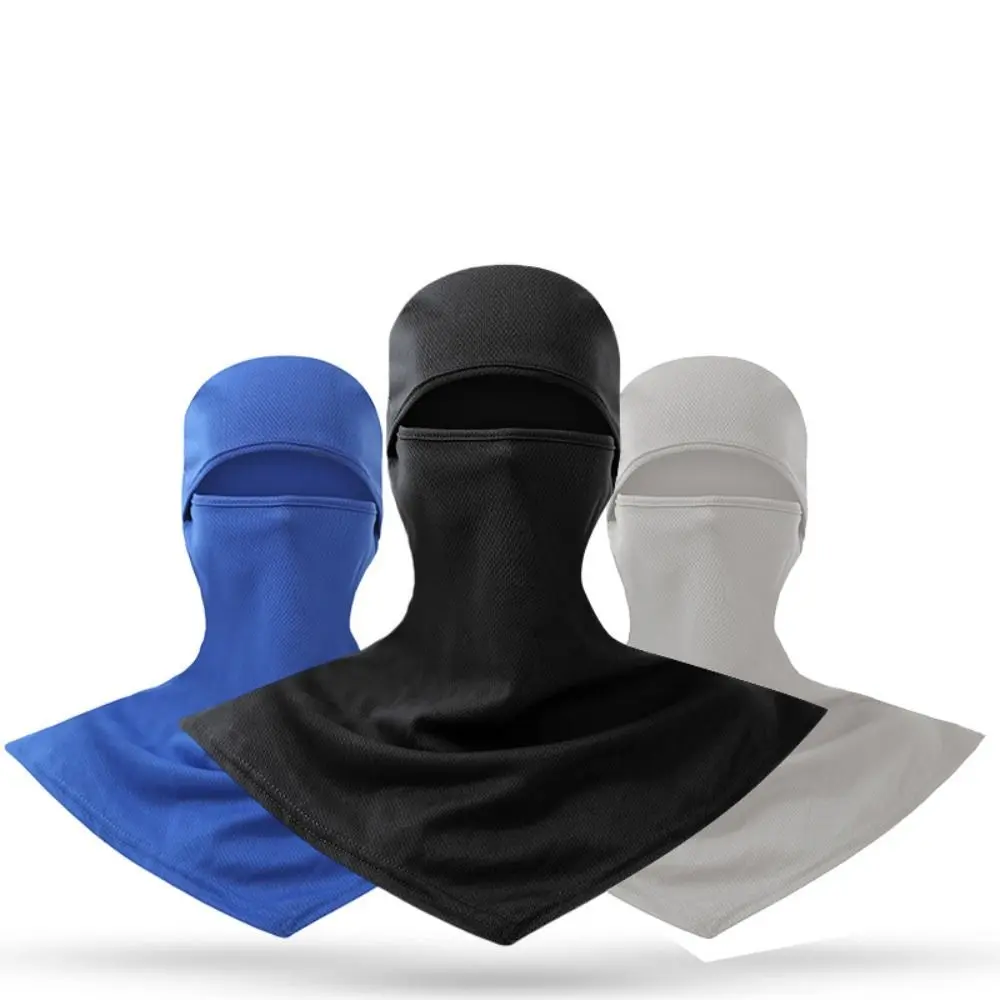Sweat Absorption Long Skiing Men Women Fishing Neck Covers Mesh Face Cover Balaclava Face Hiking Scarves