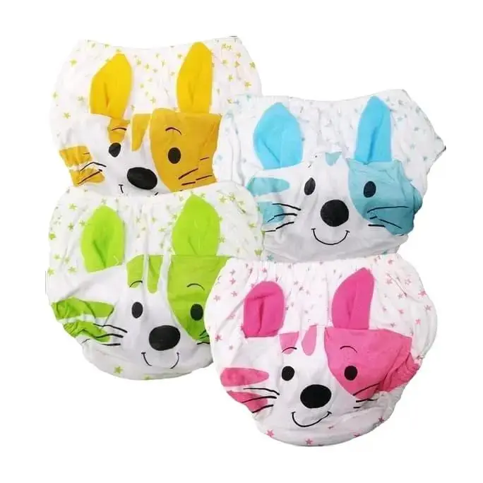 Cd Anak Perempuan Golden Nick Kuping | Celana Dalam Bahan Katun Tebal Elastis Isi 3pcs 4