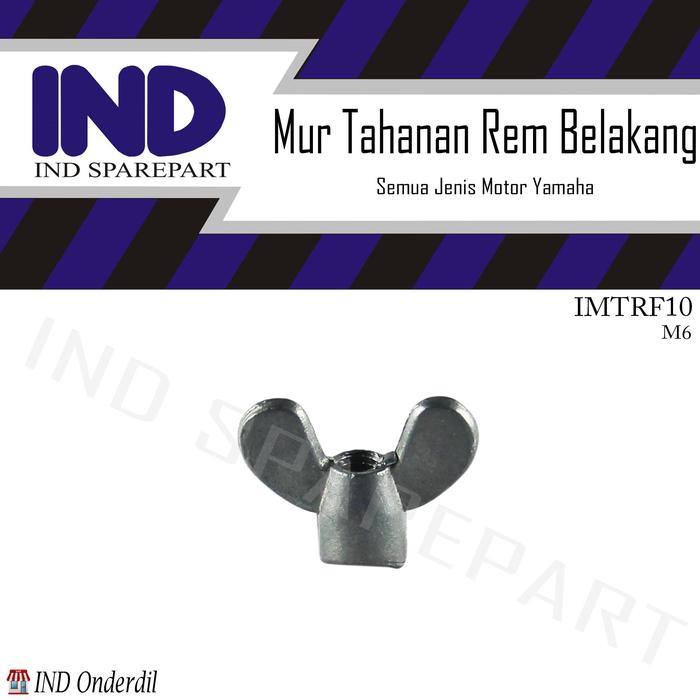 Gambar IND Onderdil Mur-Nut Tahanan-Tiang Rem Kupu Kupu Jupiter/Vega/RX K/F1/Scorpio - Sesuai dengan gambar, Standar dari IND Onderdil Kota Bandung 5 Tokopedia