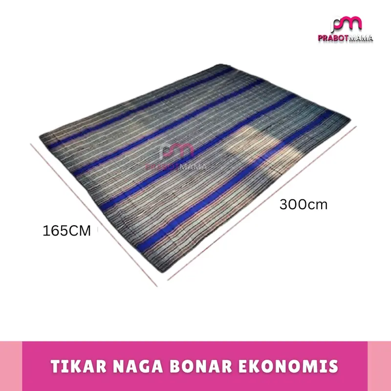 PRABOTMAMA Tikar Naga Bonar Ekonomi 165*300 / Tikar Hajatan / Tiker Lipat Piknik Keluarga 6