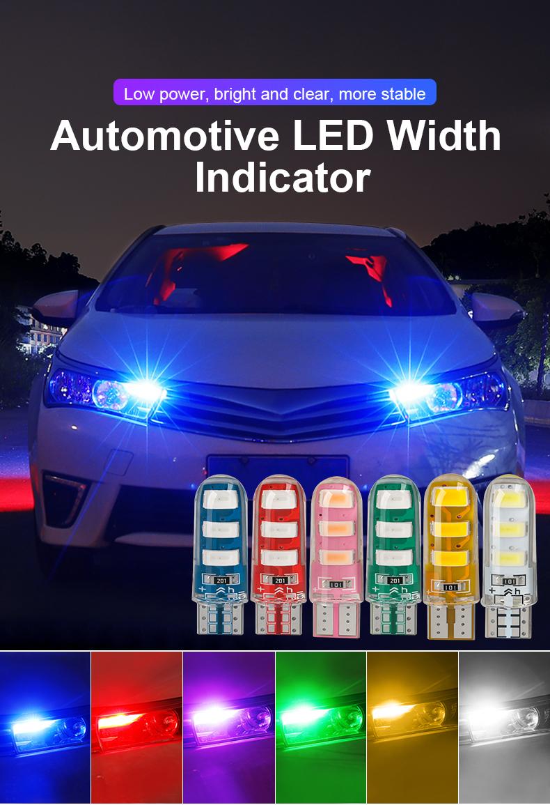 Product Introduction of 【24-hour shipping+free shipping+COD】LED 2PcsT10 strobe decorative light car light W5W Canbus flashing bulb for car width light strobe gap indicator 12V 13