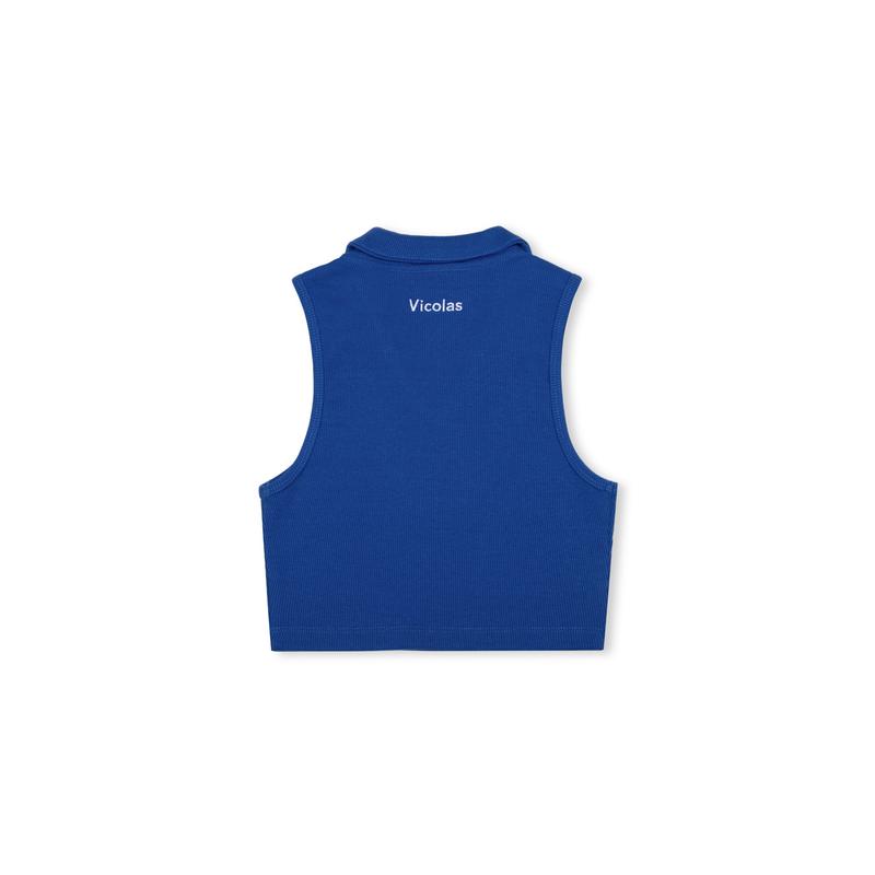 Áo croptop ba lỗ nữ cổ V chất cotton thun gân co giãn - VICO5 CỔ V CROPTOP 2