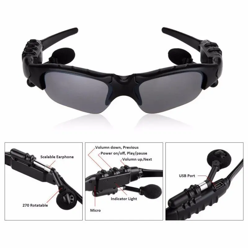 KACAMATA BLUETOOTH MP3 SUNGLASSES FULL BASS JERNIH Eyewear 7