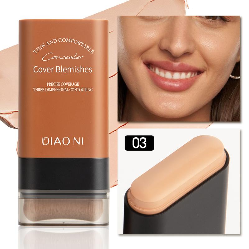 Product Introduction of Beauty Eraser Foundation Stick with Brush Hydrating Light Concealer Foundation 7