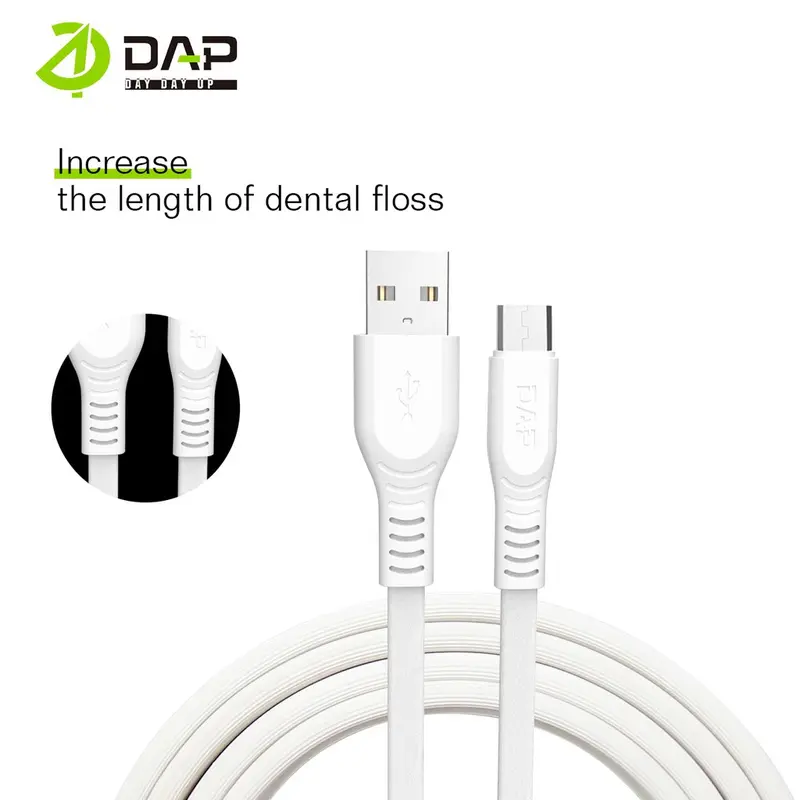 DAP Kabel Data CB Series Micro Type C & Lightning 100cm 2.4A Fast Charging - Garansi 1 Tahun Cable Charger - Kabel Charger 3