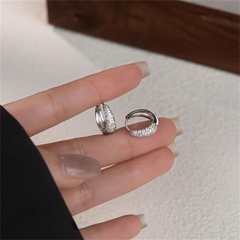 Khóa Tai Tròn, Tinh Tế Và Nhỏ Gọn, Phụ Kiện Tai Sành Điệu Và Cao Cấp 5