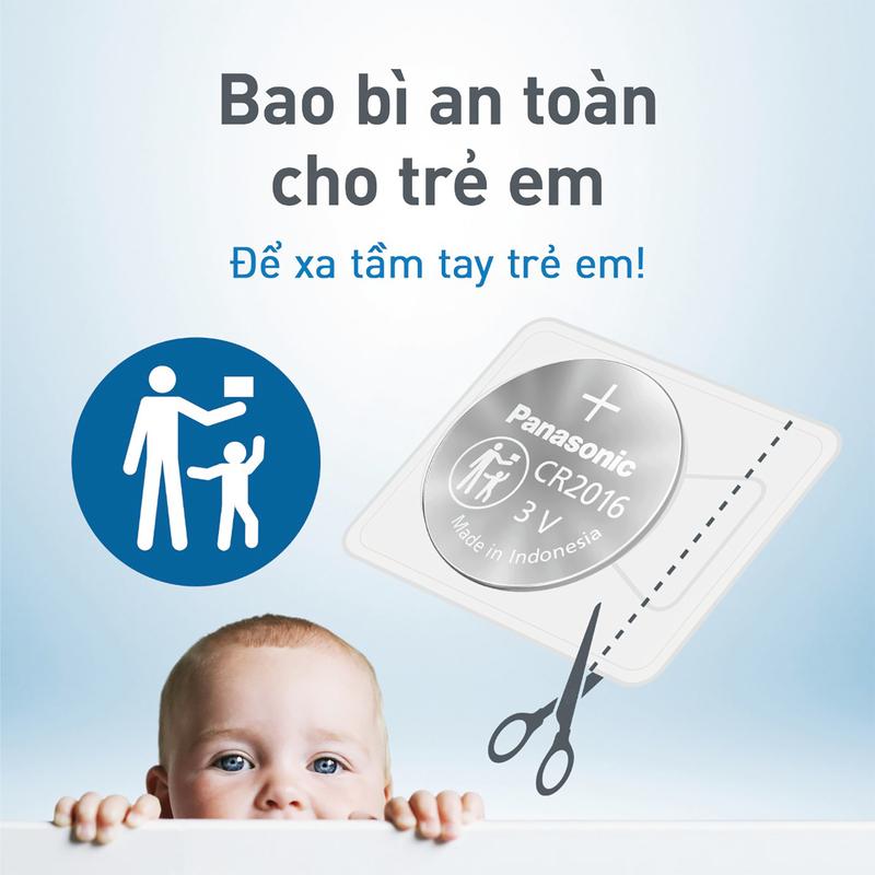 Product Introduction of Vỉ Pin nút Panasonic 3V CR-2016/5BN (1 viên/5 viên) - Hàng chính hãng 13