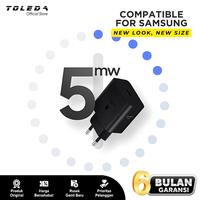 Gambar Charger Compatible For Samsung Fast Charging 2.0 New Model 45w Type C to Type C - Hitam dari Toleda Indonesia Kota Tangerang 2 Tokopedia