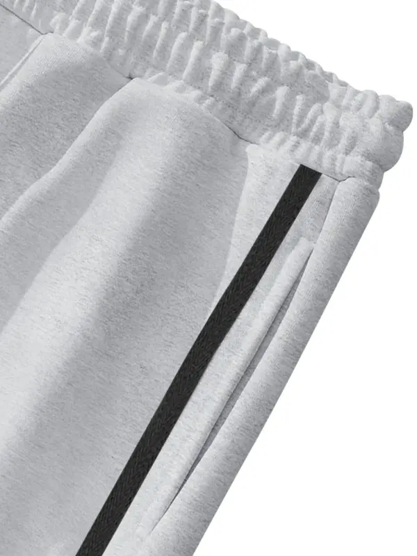 Men's Pants, Regular Fit Casual Comfy Breathable Drawstring Waist Trousers for Fall & Winter, Men's Bottoms for Daily Wear 6