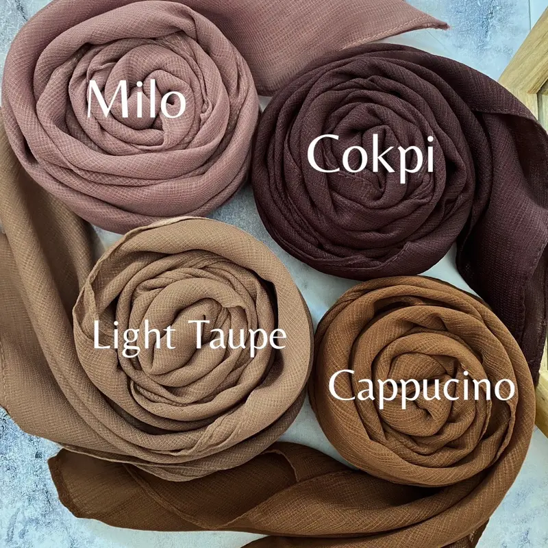 Hijab Segi Empat Cornskin Premium-Hijab Serat Jagung-Cornskin Jilbab 1