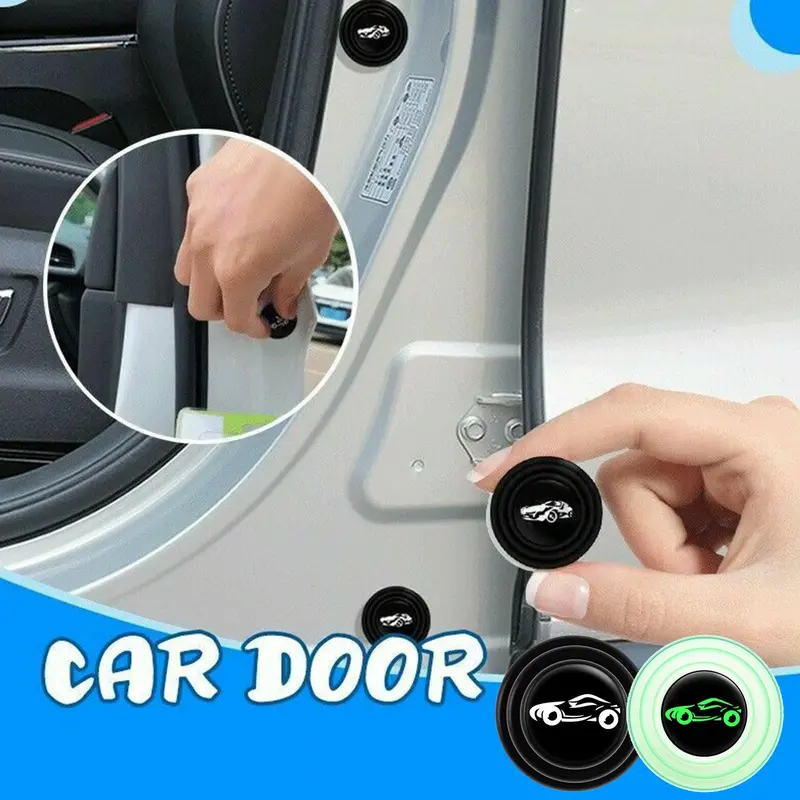 Miếng đệm silicon, Miếng dán giảm xóc ô tô, Miếng đệm đệm giảm xóc, Miếng dán giảm xóc cửa ô tô, Miếng đệm giảm xóc tiếng ồn bất thường, Miếng đệm cao su cách âm, Bộ 4 miếng 1