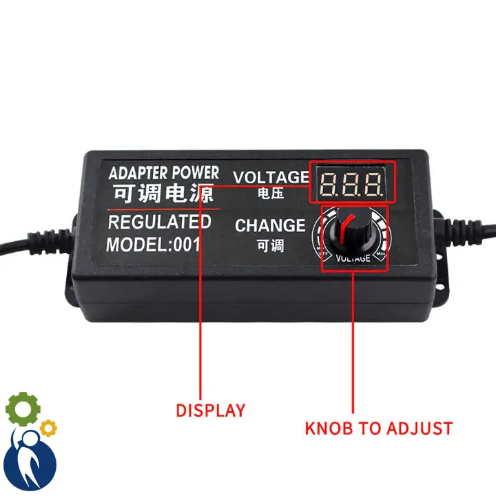 Adapter Điều Chỉnh Điện Áp 9.3-24V 3A Có Đồng Hồ Led 1