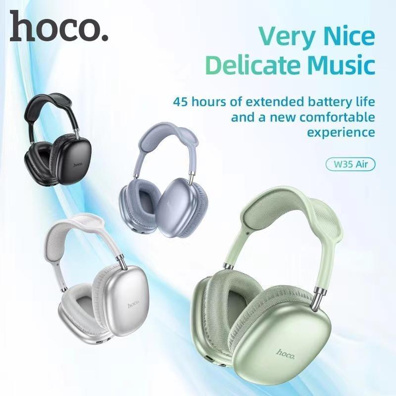 HOCO W35 Air/W35 หูฟังBluetooth 5.3 หูฟังไร้สาย แบบครอบหู 400MAh หูฟังครอบหู Wireless Headphone