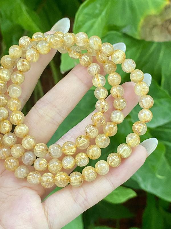 Vòng Tay Thạch Anh Tóc Vàng, Thiết Kế Dạng Chuỗi Quấn