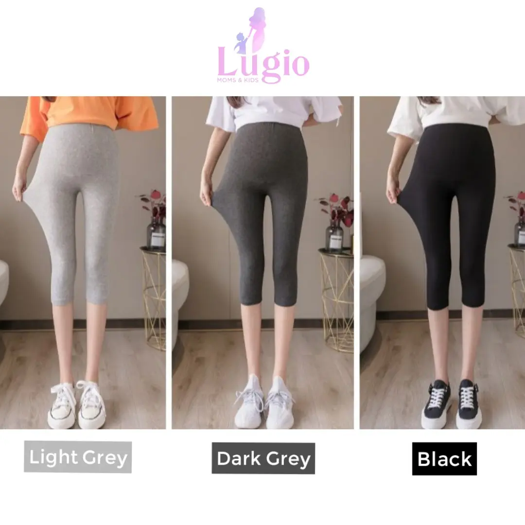 [ LG301 3/4 - Lugio ] Celana Leging Bumil 3/4 | Leging Bumil