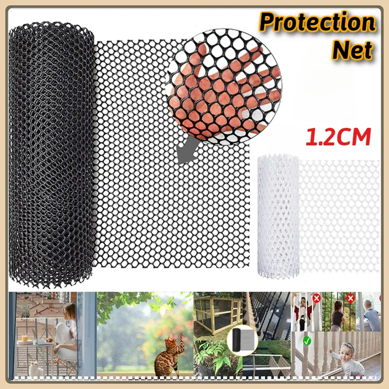 Garden Railing Protective Net, Plastic Safety Net, Balcony Anti ...