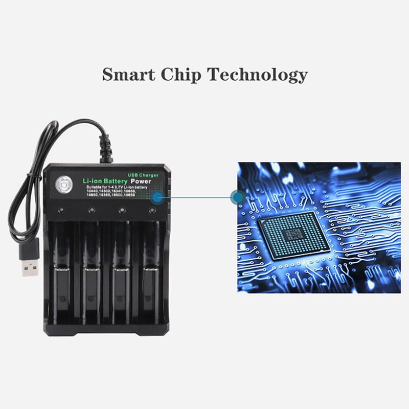 Product Introduction of 16340 10440 LED Universal 18650 Battery Charger For Rechargeable Lithium Batteries Adapter Smart Charging 18