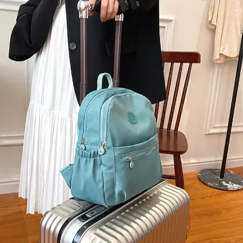 BISA COD T5869 Tas Ransel Wanita Backpack / Tas Kerja Simple 2