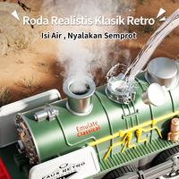 Gambar Kereta Api Mainan Otomatis Anti Tabrakan - Kereta Uap Klasik dengan Efek Semprot Asap, Lampu, Suara & Jalan 360°, Mainan Edukatif Anak 3+ Tahun - Hitam dari Habibi toys_NEW Kota Administrasi Jakarta Timur 2 Tokopedia