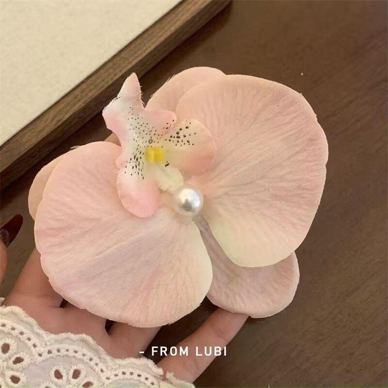 Product Introduction of Kẹp Tóc Phalaenopsis, Thiết Kế Hoa Màu Hồng Ngọt Ngào Kẹp Hàm, Hoa Nhân Tạo, cài tóc, Kẹp Bên, Kẹp Tóc Phong Lan, Đồ Trang Trí Tóc 3
