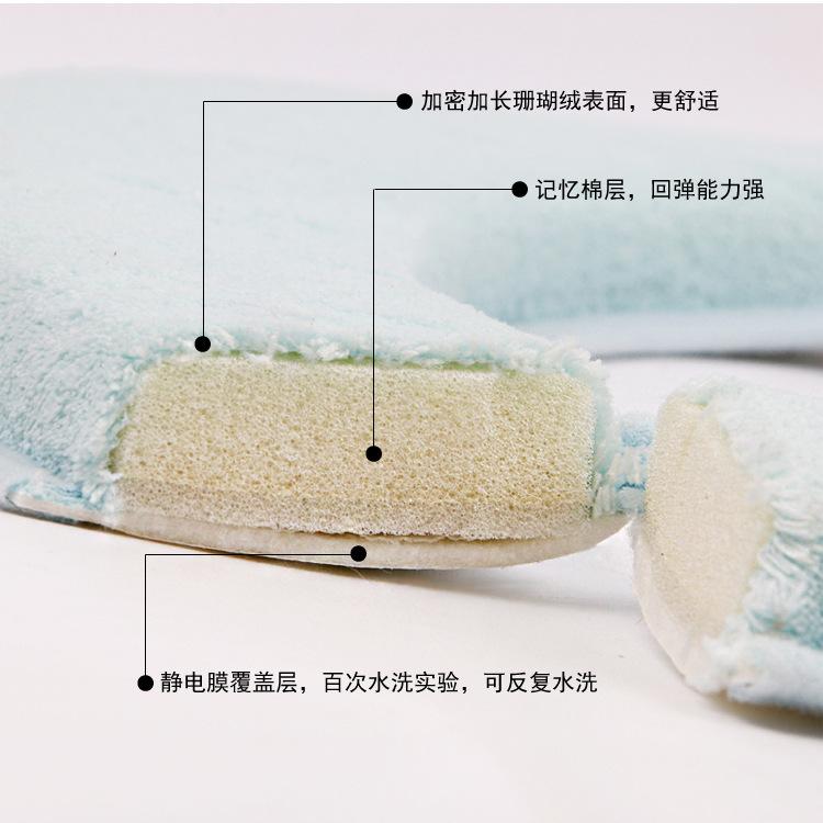 Product Introduction of Japanese Style Universal Toilet Seat Cushion Thickened Memory Foam Adhesive Thickened Toilet Seat Cover Static Washable 8