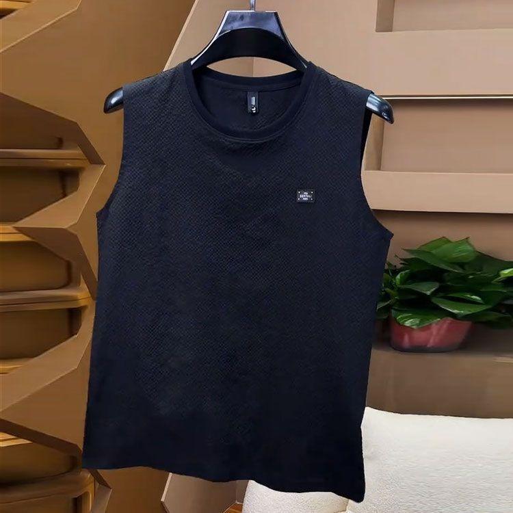 Product Introduction of Áo Vest Thiết Kế, Dễ Phối Đồ Cho Mùa Hè, Họa Tiết, Thoáng Khí, Gạc Bong Bóng, Hợp Xu hướng, Cổ Tròn, Không Tay, Dành Cho Nam Giới, Áo Vest Mỏng 7