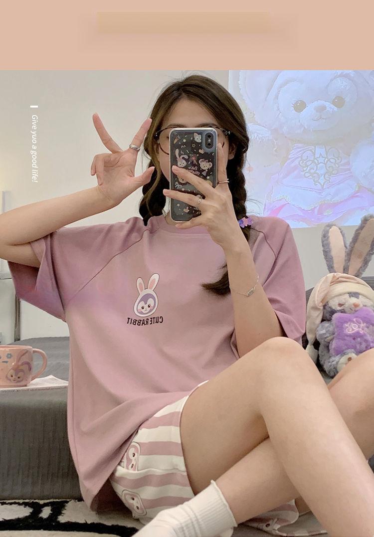 Product Introduction of Pure Cotton Pajamas for Female Students New Sweet and Beautiful Home Wear Suit 37
