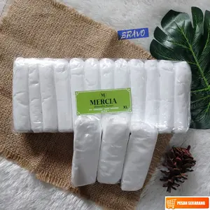 (1 LUSIN) HEDONA Celana Dalam Sekali Pakai Hedona Wanita Hedona Pria Hedona Putih Hedona Hitam CD Darurat Perlengkapan Haji dan