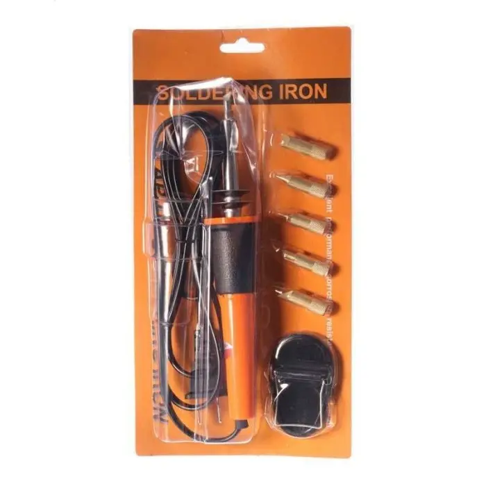 Solder Ukir Lukis Kayu Wood Carving Burning Pyrography Pen Set 5 Mata 2