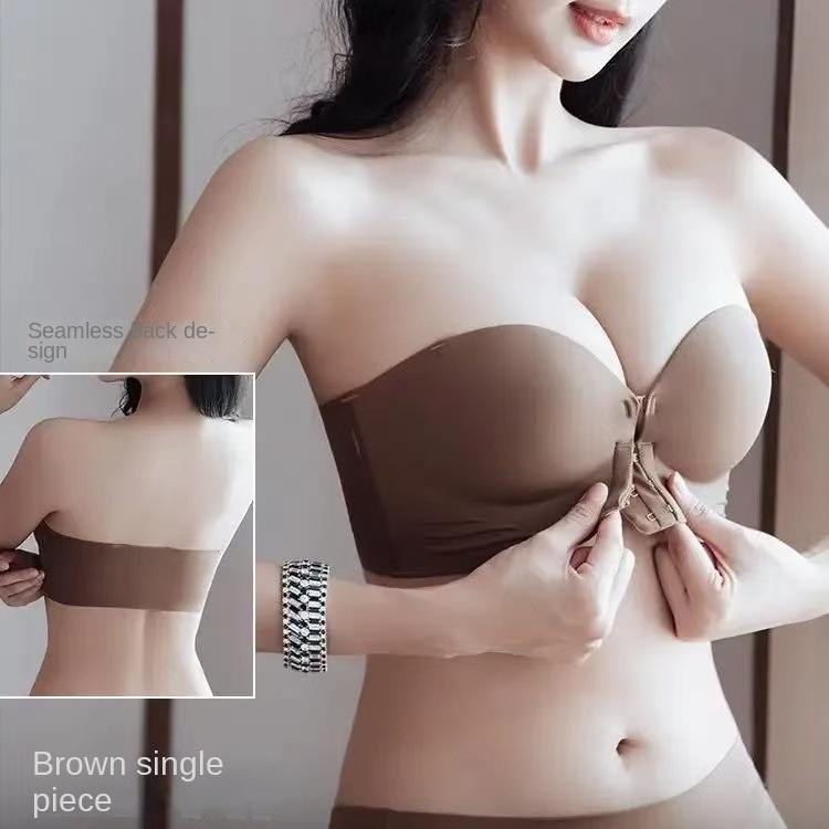 Product Introduction of Áo Ngực Gợi Cảm, LSJ, Không Dây Khóa Trước, Chống Trượt, Ngực Nhỏ Chun, Thoải Mái, Áo Ngực Dép nữ quai Kính gắn nón 4