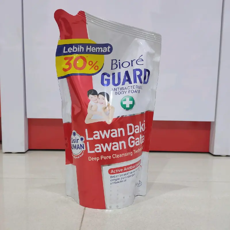 BIORE GUARD Antibacterial Body Foam | Body Wash | Sabun Mandi Cair Refill Pouch 1