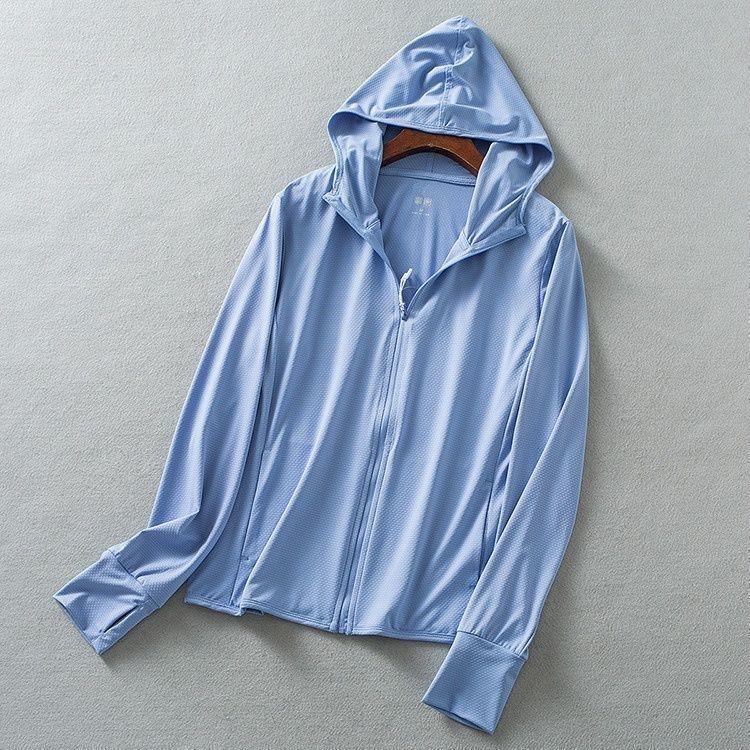 Product Introduction of Áo Khoác Chống Nắng Có Mũ Trùm Đầu Đạp Xe Ngoài Trời, Unisex, Dáng Rộng Vừa Vặn, Nhẹ, Thoáng Khí, Chống Tia Cực Tím, Quần Áo, Thiết Kế Dài Tay, Mùa Hè 2025 Hàng Mới Về Nam Top 7