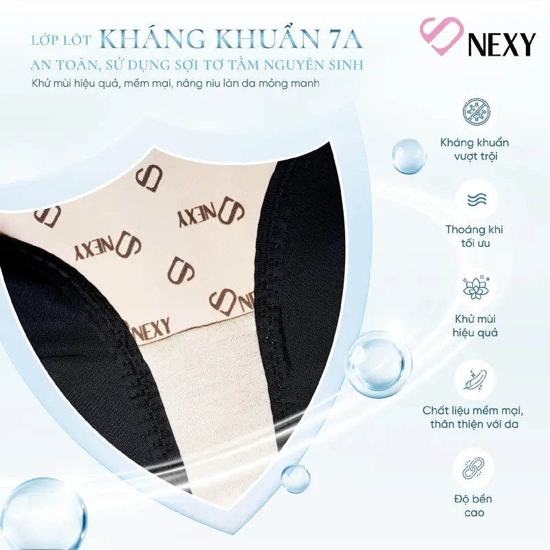 {Snexy- Quần định hình }:[ Ren hoa tiết sóng - New cải tiến ] Quần Định Hình NÂNG MÔNG 3D hỗ trợ nâng mông + gen bụng cho nữ. Kháng khuẩn 7A, quần gen nịt bụng cao cấp. Quần định hình eo chất lượng 6