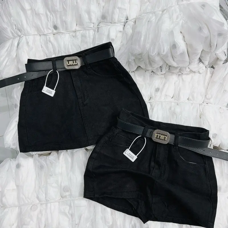 Chân Váy Jean Trắng Trơn 2287 Women 6