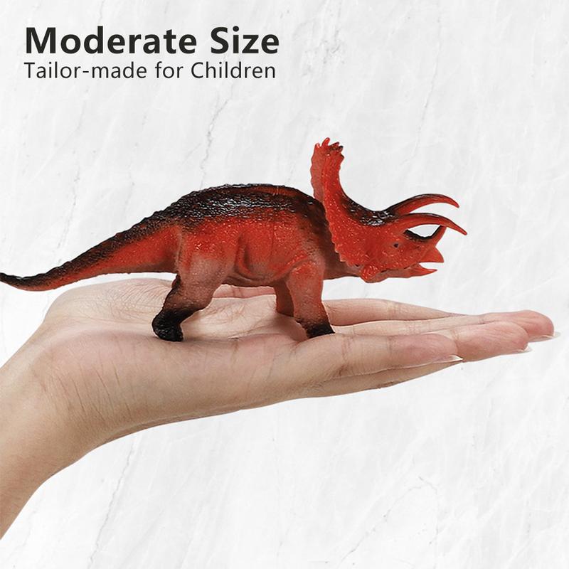 CS 1pc 15cm Small Dinosaur Model Toy Jurassic Tyrannosaurus Raptor Triceratops Ankylosaur Stegosaurus Gift for Kids #444754 1